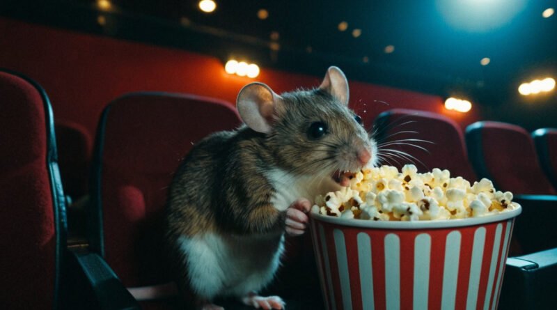Cinema Mice Growing in Size as Unlimited Popcorn Fuels Evolution