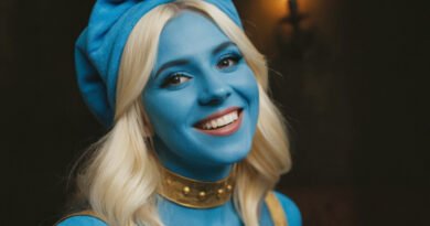 Belgian Club's Blue Makeovers Bring Smurf Stories to Life