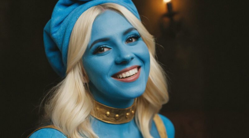 Belgian Club's Blue Makeovers Bring Smurf Stories to Life