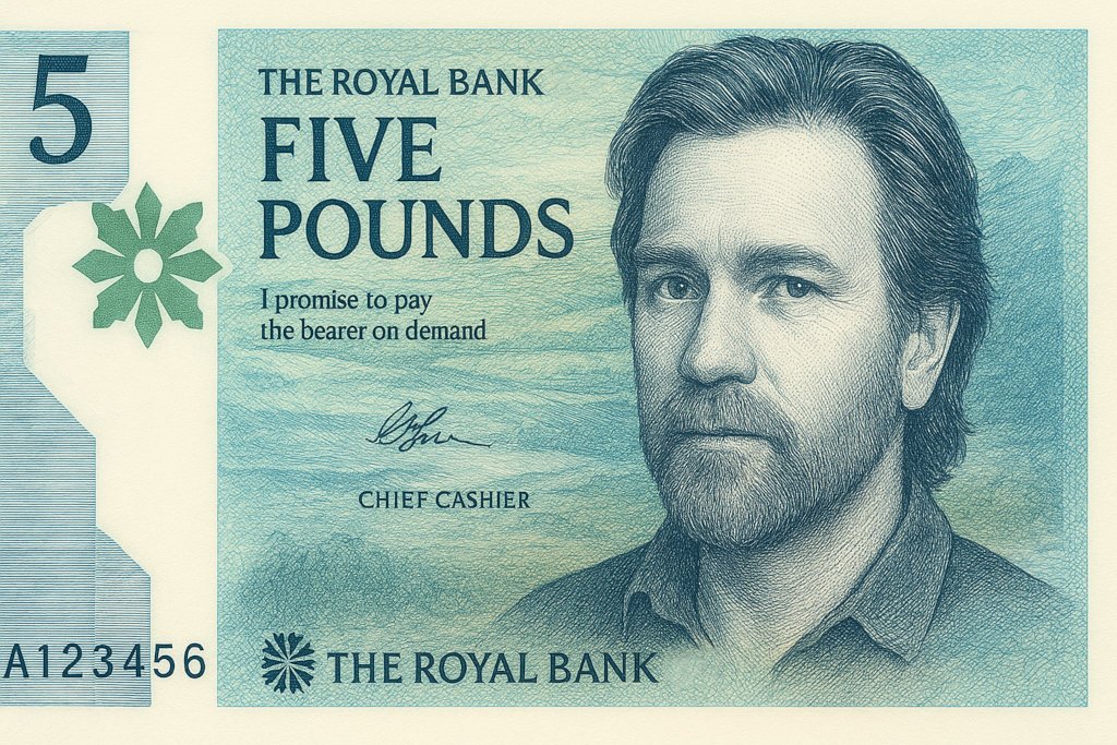 Ewan McGregor Tipped for New Scottish Five-Pound Note