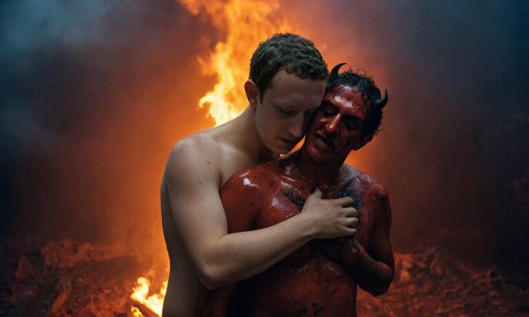 Zuckerberg Spotted on Romantic Business Trip With the Devil